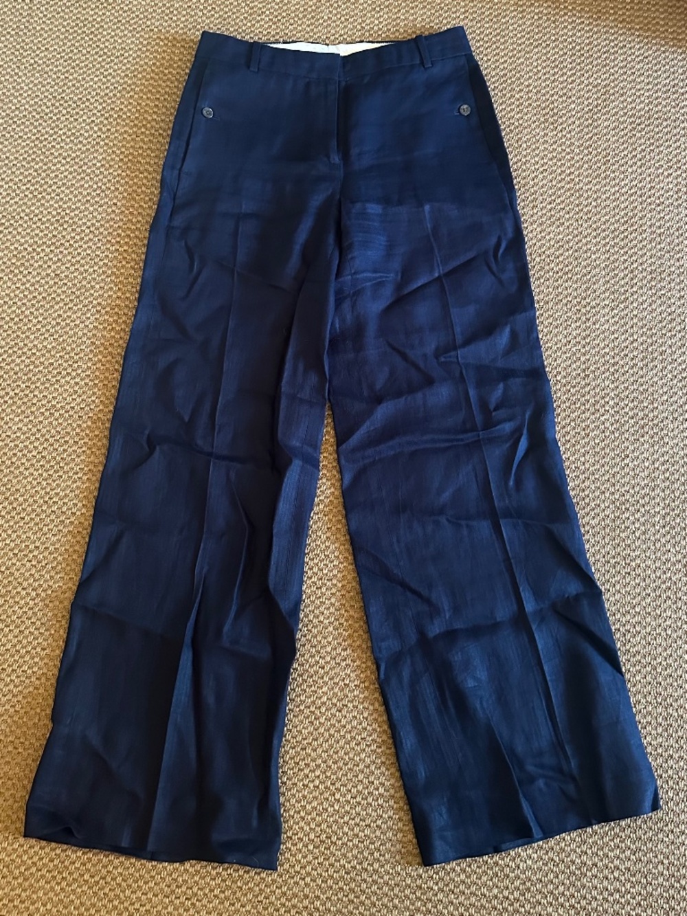 J.Crew Navy Linen Pants